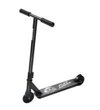 Black stunt scooter for kids with skull design deck — best kids scooter Australia buy online EcoBike
