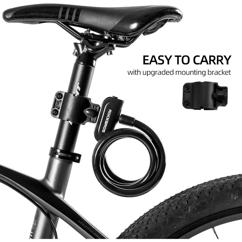 EcoBike 12mm cable bike lock 4 feet multi-purpose bike scooter motorcycle gate — best bike cable lock Australia EcoBike
