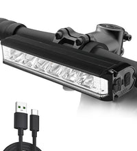 EcoBike 1800 Lumen LED bike light bar dimensions and lighting modes – Low Beam, High Beam, Flash and Daytime Running Light – front bicycle light Australia