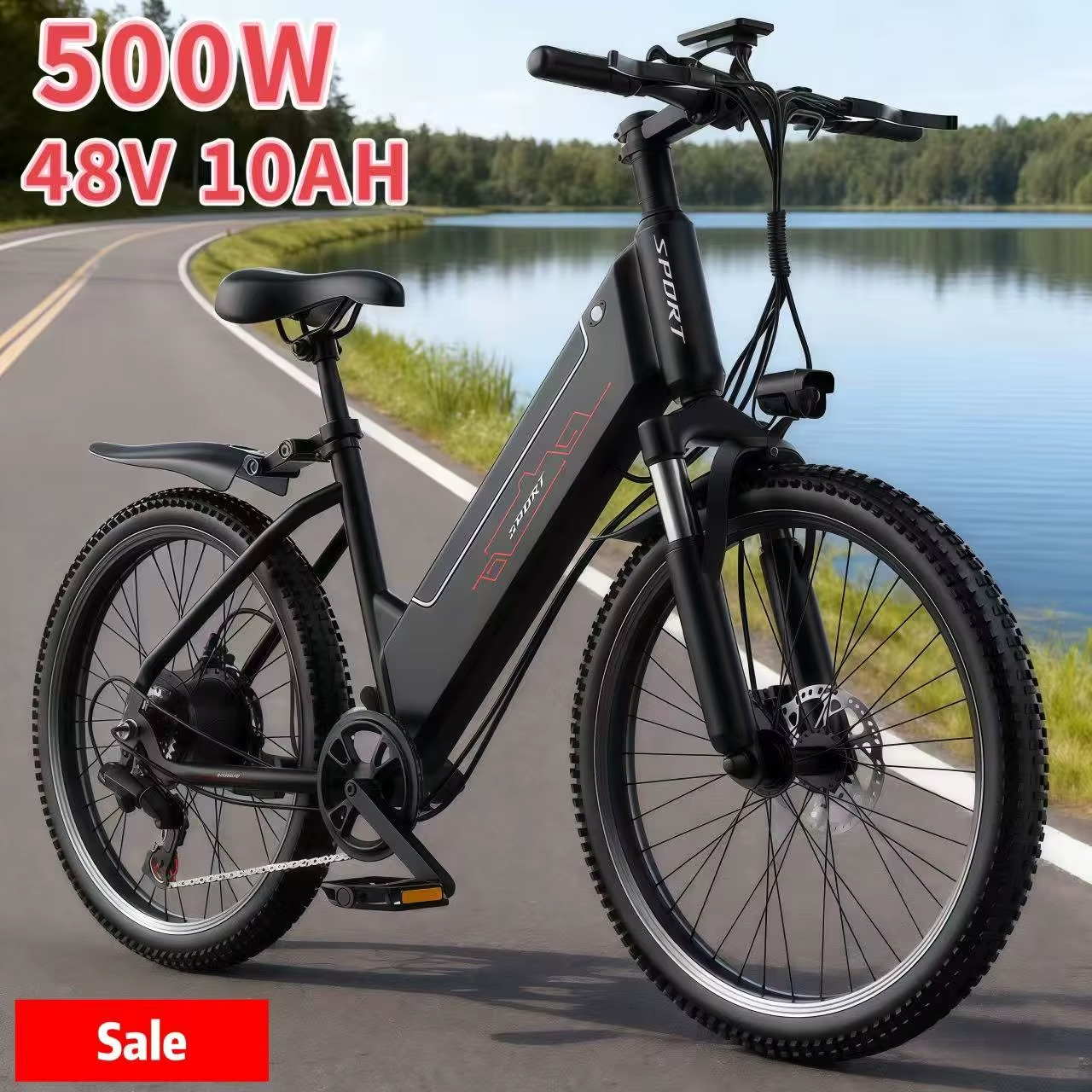 
EcoBike Alpine 500W 48V 10Ah electric mountain bike Australia road — buy electric mountain bike for sale online EcoBike