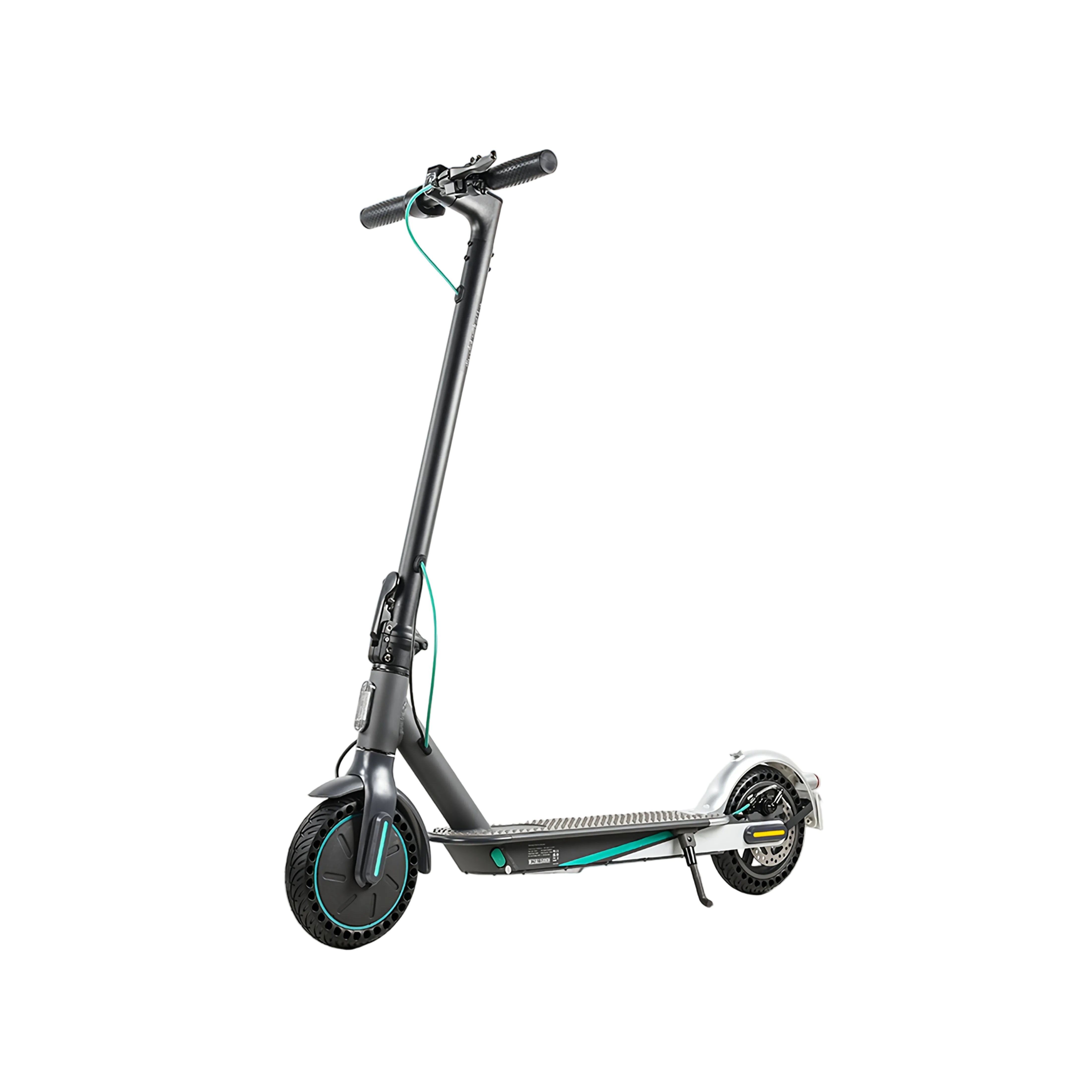 EcoBike Glide 350W folding electric scooter Australia grey teal — buy best electric scooter online EcoBike free shipping