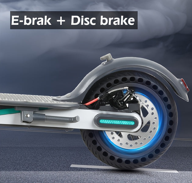 EcoBike Glide 350W folding electric scooter Australia grey teal — buy best electric scooter online EcoBike free shipping