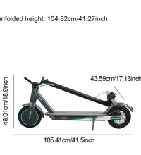 EcoBike Glide folding electric scooter dimensions 105cm Australia — compact foldable electric scooter buy online EcoBike