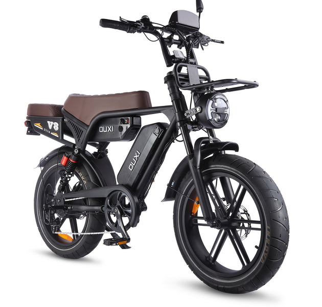 
EcoBike Maverick 750W retro electric bike Australia — dual battery 193km range buy online EcoBike