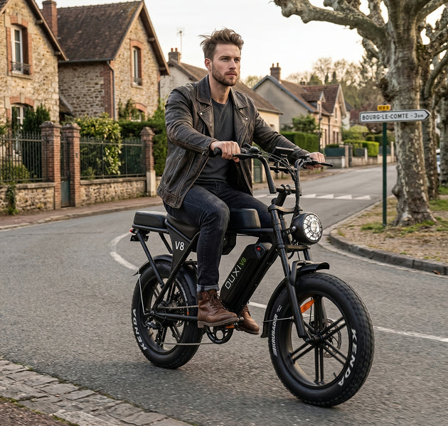 
EcoBike Maverick 750W retro electric bike Australia — dual battery 193km range buy online EcoBike