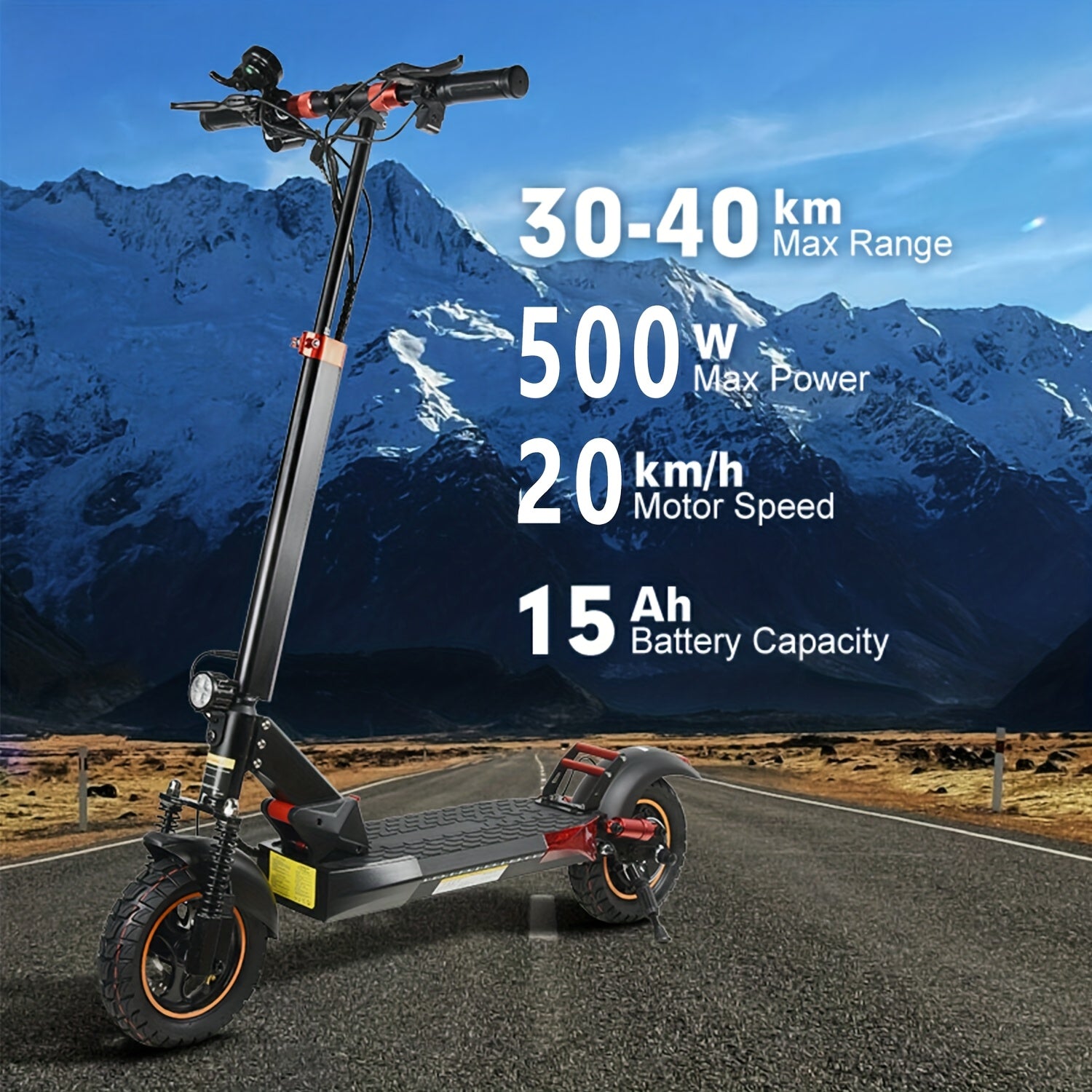 EcoBike Phantom 500W brushless motor adult electric scooter Australia heavy duty — buy electric scooter for adults online EcoBike