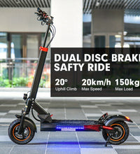 EcoBike Phantom dual brake system adult electric scooter Australia safe — buy motorised scooter for adults online EcoBike free shipping