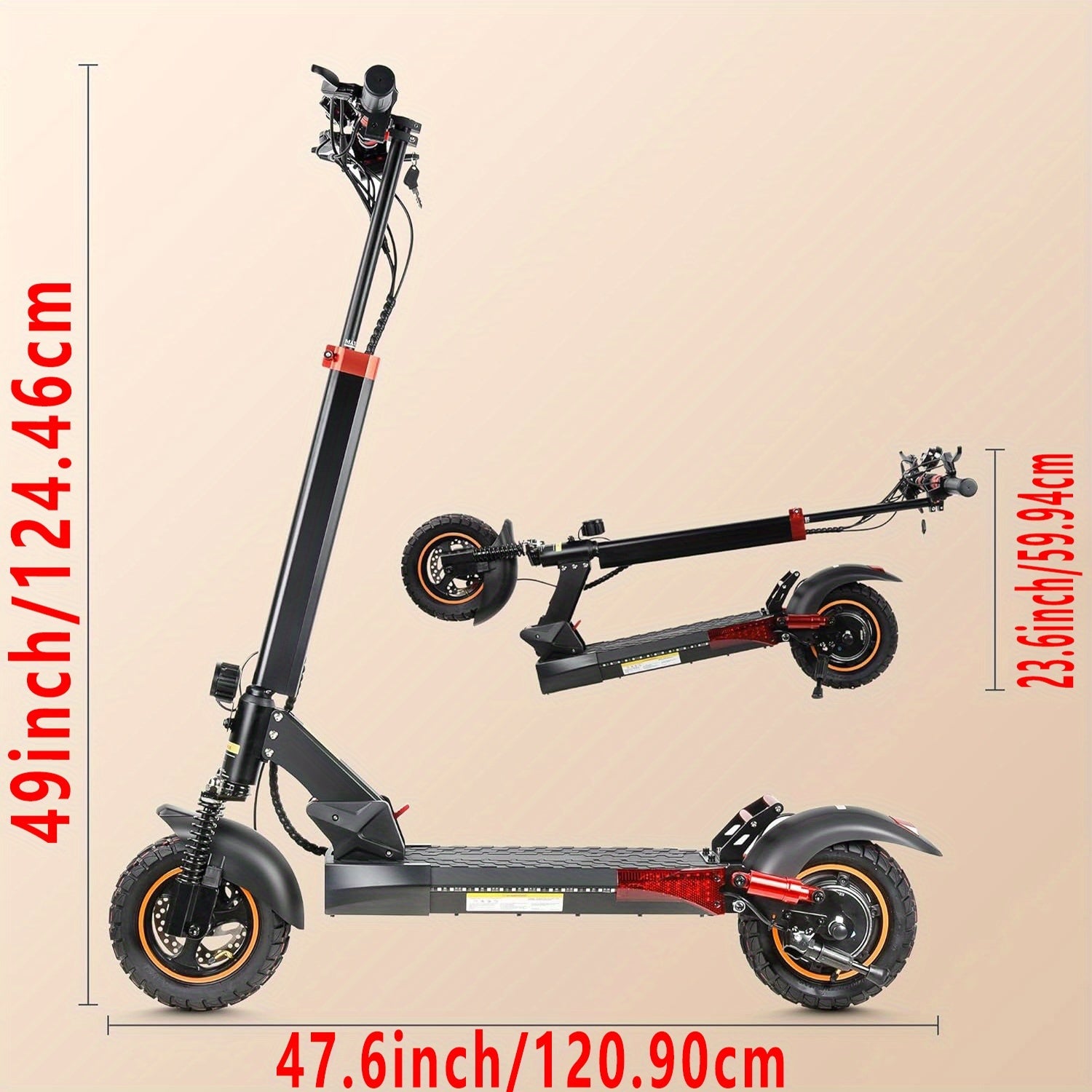 EcoBike Phantom dual headlights turn signals adult electric scooter Australia night riding — buy foldable adult electric scooter online EcoBike