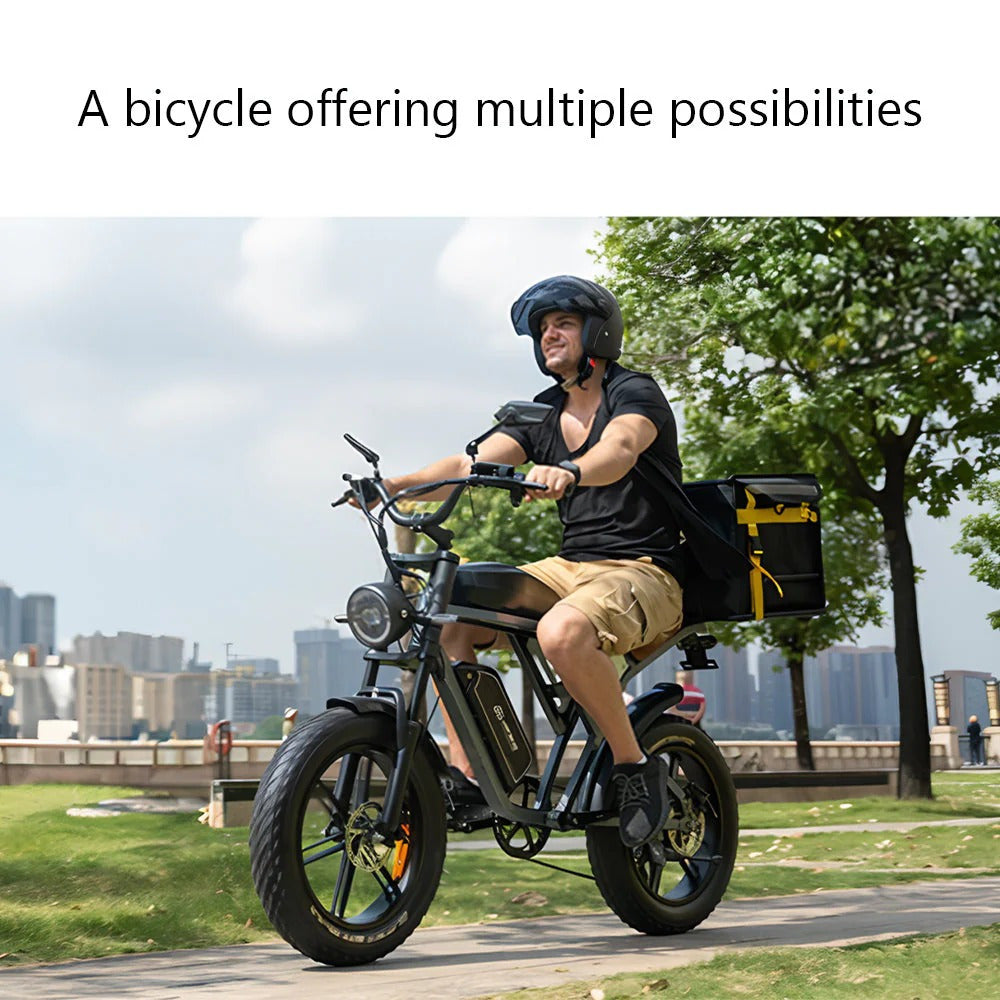 EcoBike Raptor dual battery 120 miles range fat tyre electric bike — removable USB battery electric bike Australia