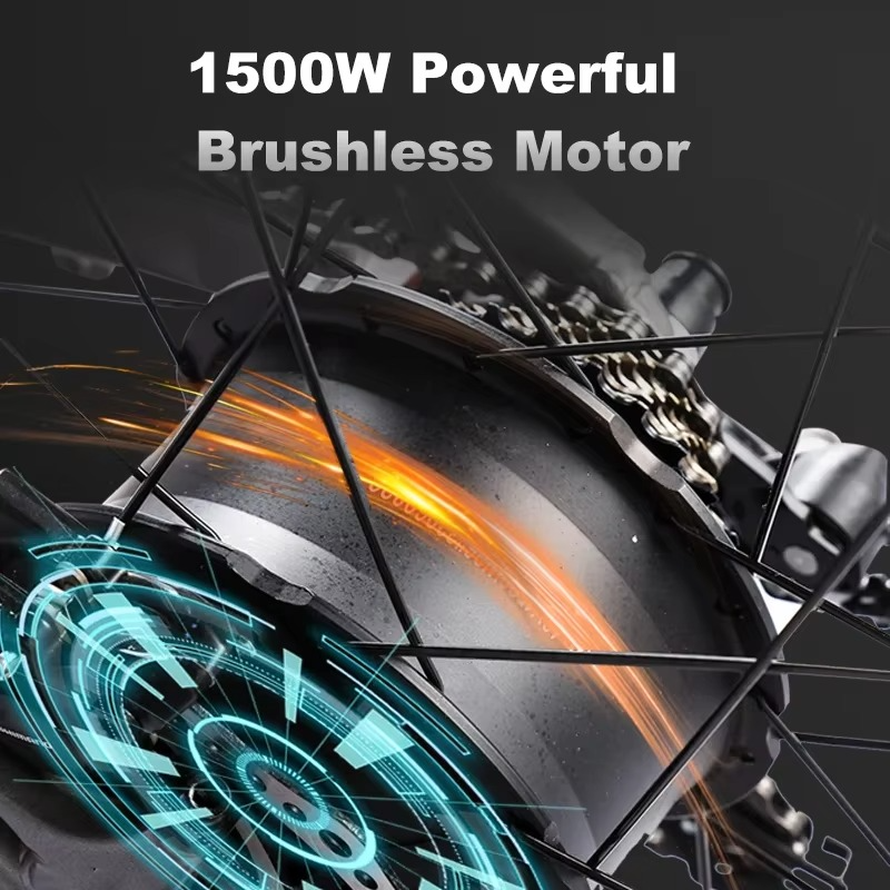 EcoBike Storm 1500W brushless motor fat tyre electric mountain bike Australia — best electric mountain bike buy online EcoBike