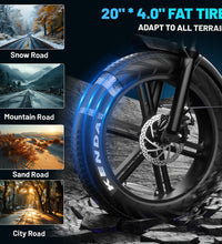 EcoBike Striker electric bike Kenda 20x4 all terrain tyres Australia — buy electric bike online EcoBike