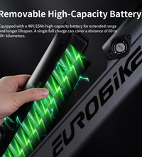 EcoBike Summit 48V 15Ah removable battery electric mountain bike 80km range Australia — buy online