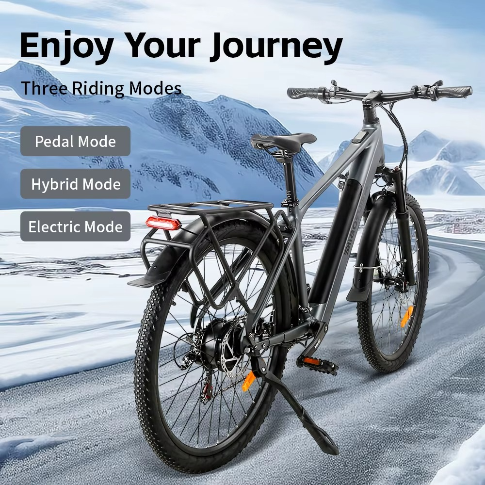 EcoBike Summit electric mountain bike 6-speed drivetrain smooth shifting Australia — buy e mountain bike online