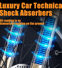 EcoBike Thunder luxury car shock absorbers electric bike Australia — best off road electric bike buy online