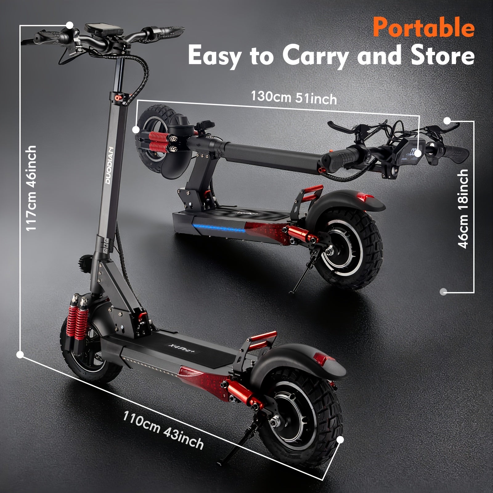 EcoBike Titan 10 inch anti-skid tyre adult electric scooter all terrain Australia — buy electric scooter for adults online EcoBike