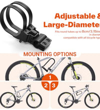 EcoBike U-lock 18mm quenched steel shackle high hardness cut resistance PVC coating — heavy duty bike lock Australia
