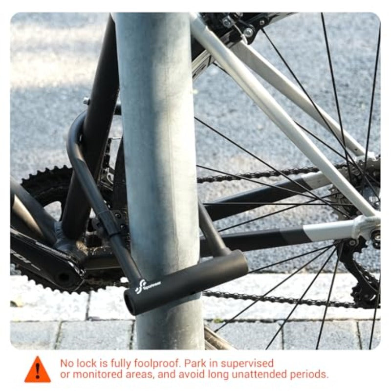 EcoBike bike U-lock adjustable bracket fits 8cm tube 3 mounting positions on bicycle — d lock bike Australia EcoBike
