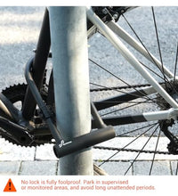 EcoBike bike U-lock adjustable bracket fits 8cm tube 3 mounting positions on bicycle — d lock bike Australia EcoBike
