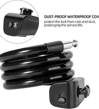 EcoBike cable bike lock 12mm flexible steel cable thickness measurement — strong bike cable lock Australia EcoBike
