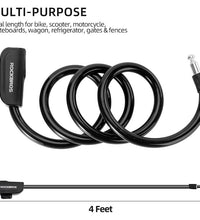 EcoBike cable bike lock dust-proof waterproof cover and mounting bracket close up — heavy duty bike lock Australia EcoBike
