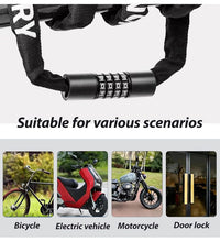EcoBike chain lock suitable for bicycle electric scooter motorcycle and door — electric bike lock e bike lock Australia EcoBike
