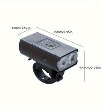 EcoBike front bike headlight easy 4-step tool-free installation on bicycle handlebar — universal rubber strap mount fits any bar — rechargeable LED bike light Australia