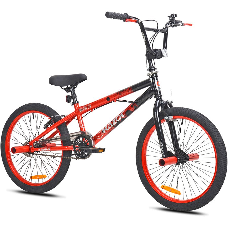 Nebula BMX bike 20 inch red black full side view — buy BMX bikes online Australia EcoBike