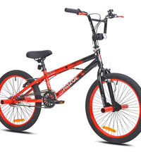 Nebula BMX bike 20 inch red black full side view — buy BMX bikes online Australia EcoBike