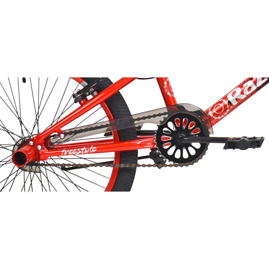 Nebula BMX bike black handlebars with bell and grips detail — 20 inch BMX bikes for sale Australia EcoBike
