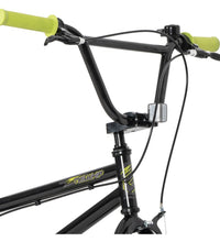 Tailwhip BMX bike black handlebars with lime green grips detail — buy BMX bikes online Australia EcoBike