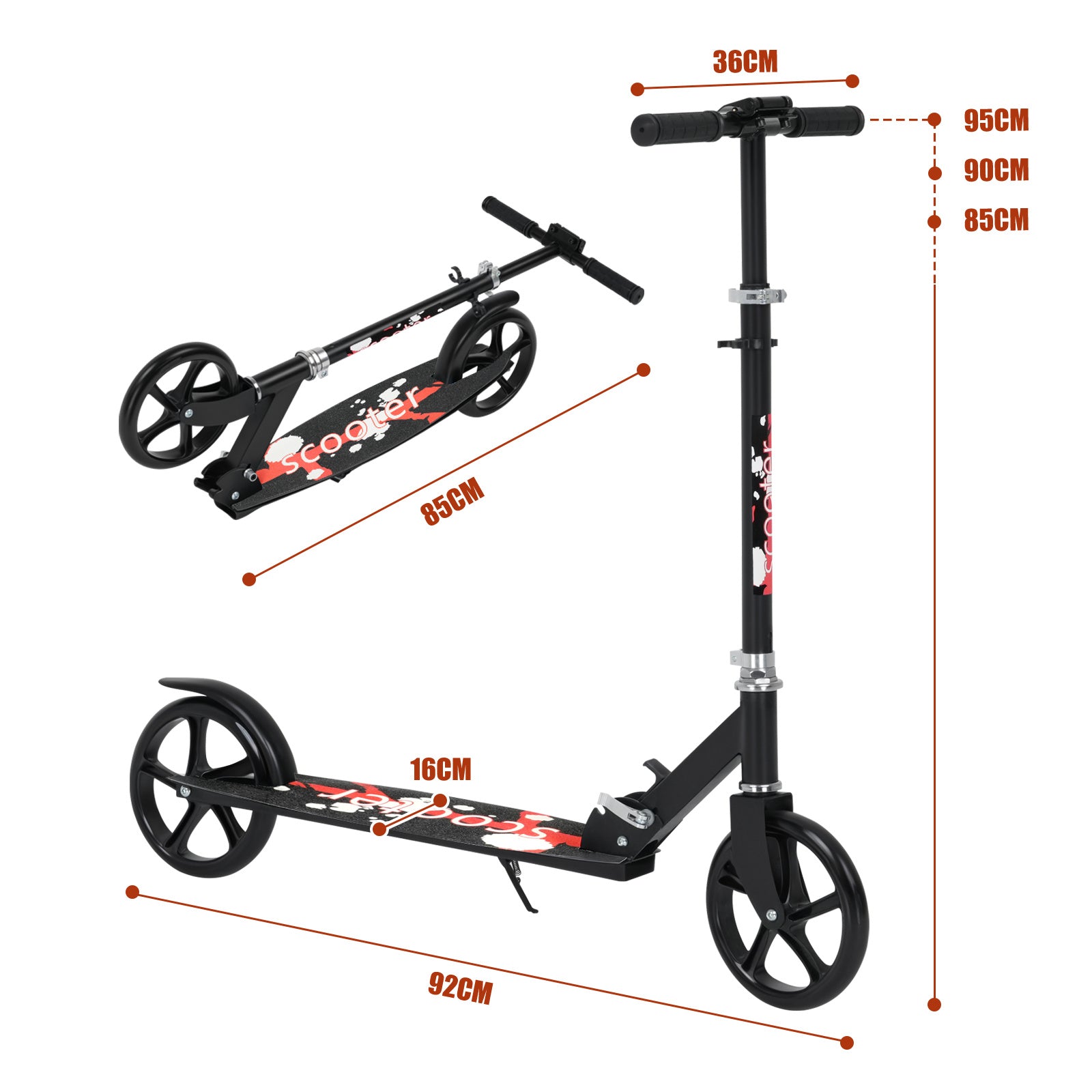 Girl riding blue kids scooter with LED wheels best gift for kids Australia — buy kids scooter EcoBike
