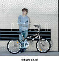 Chrome BMX bike hi-ten steel frame close-up — EcoBike Australia BMX bikes online bmx bike frame
