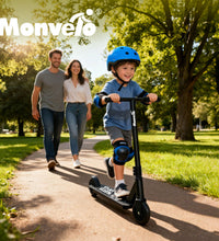 Black stunt scooter for kids with skull design deck — best kids scooter Australia buy online EcoBike

